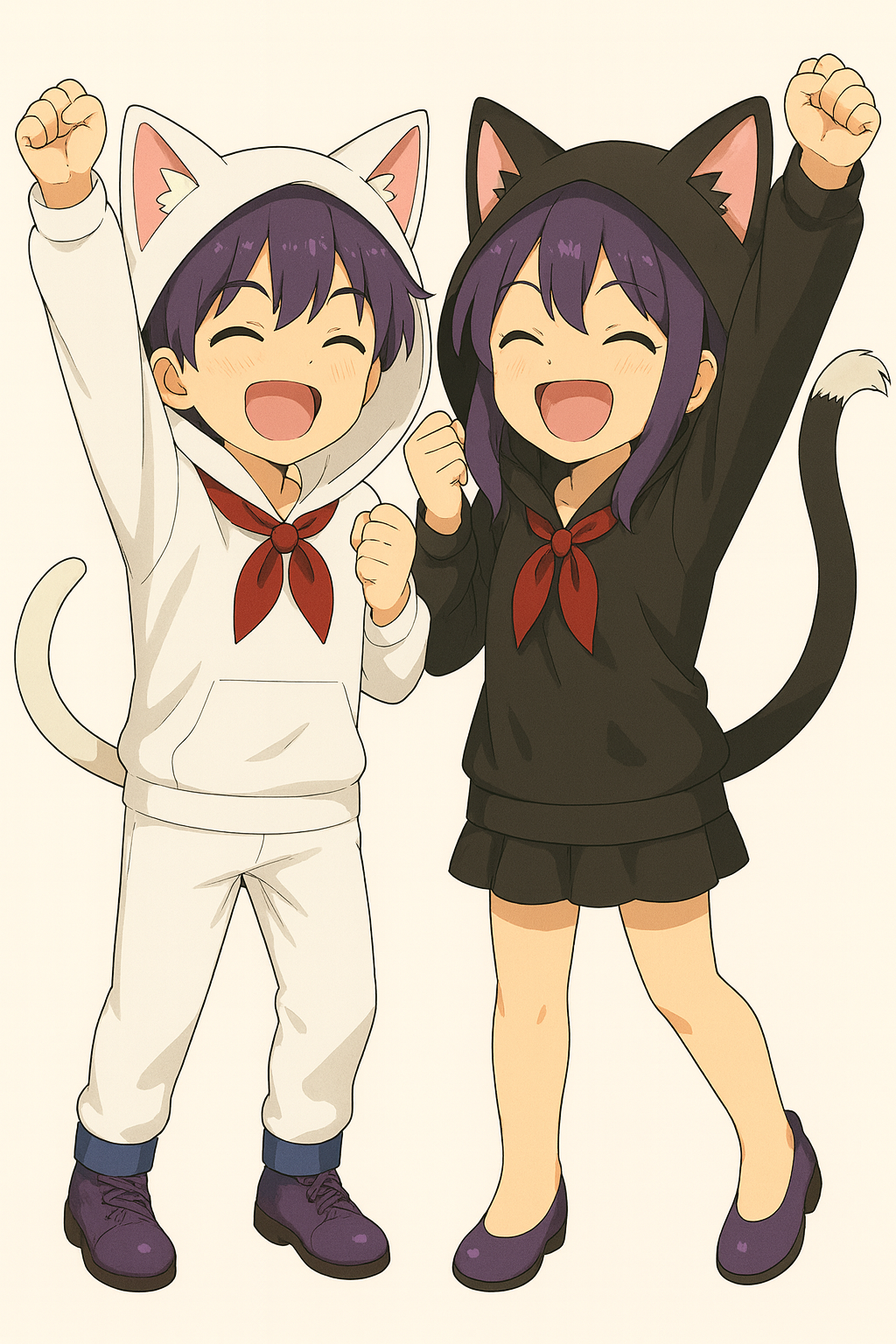 レオとルナのイラスト 2